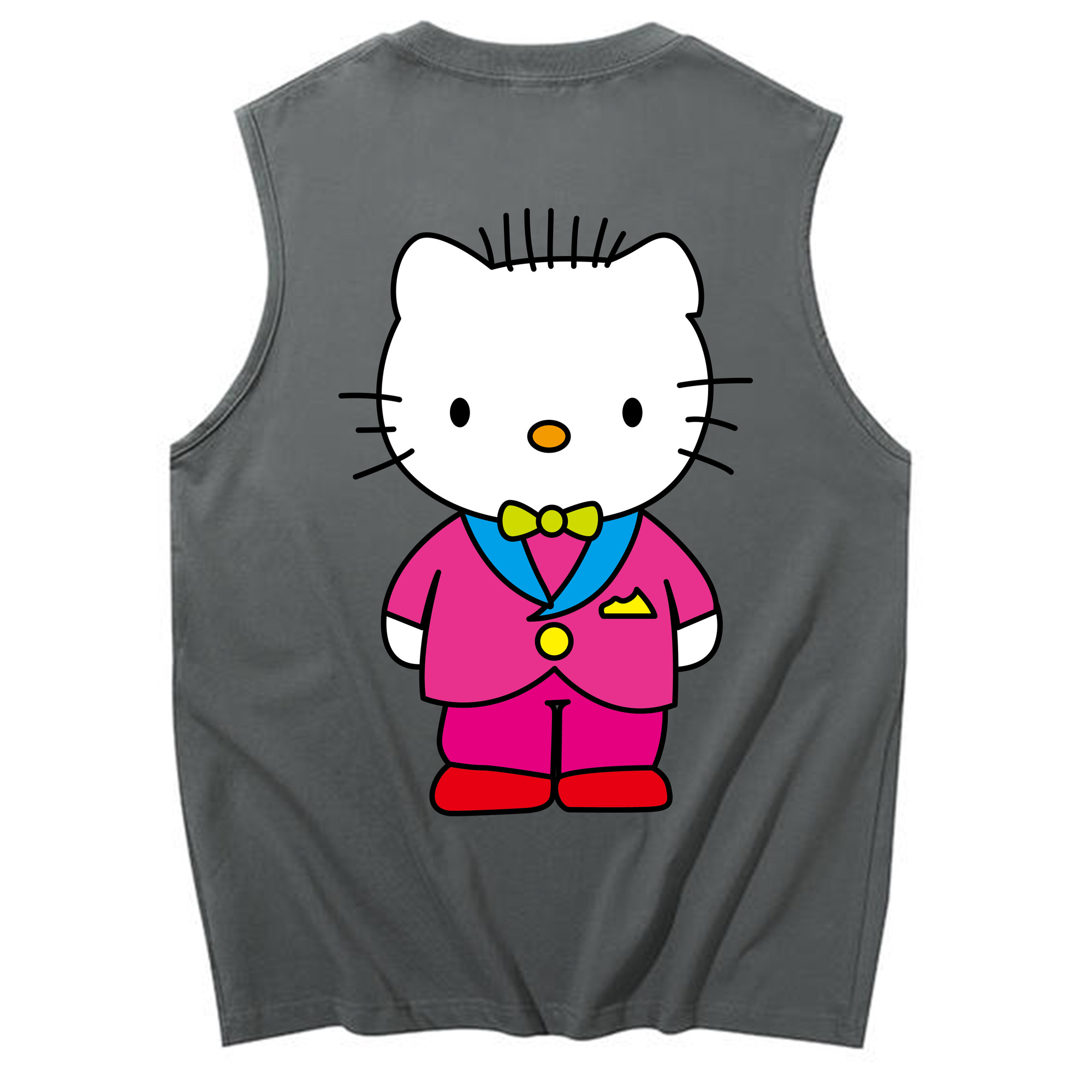 （画像用） Hello Kitty ハローキティ コットン100％タンクトップ（背面プリント）